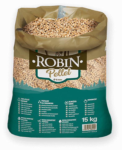 worek pelletu opałowego Robin do kupienia w Kole lub sklepie internetowym